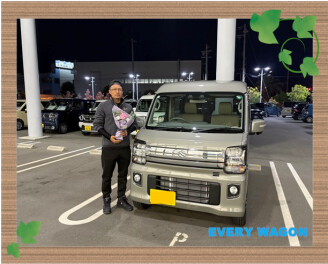 エブリイワゴン納車です